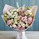 Букет цветов из: Альстромерии и Розы в Наушки