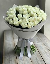 Букет 35 Белых роз в Наушки