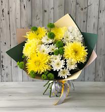 Букет цветов из:  Хризантемы в Наушки