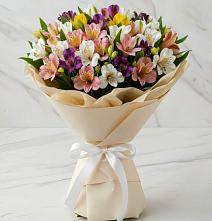 Букет цветов из:  Альстромерии в Наушки