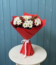 Букет цветов из:  Хризантемы в Наушки