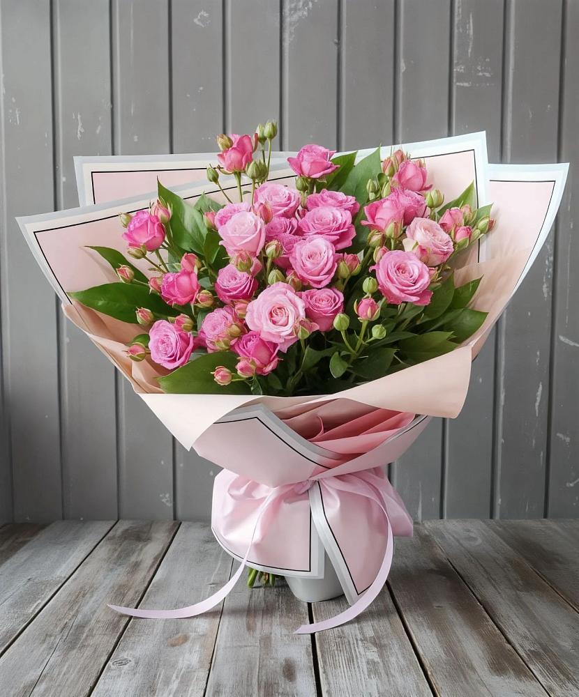 Букет Розовый кустик в Наушки