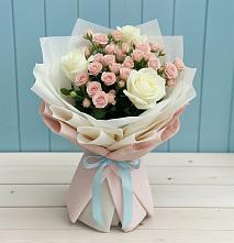 Букет цветов из:  Розы #REPLACE_PRED# Наушки