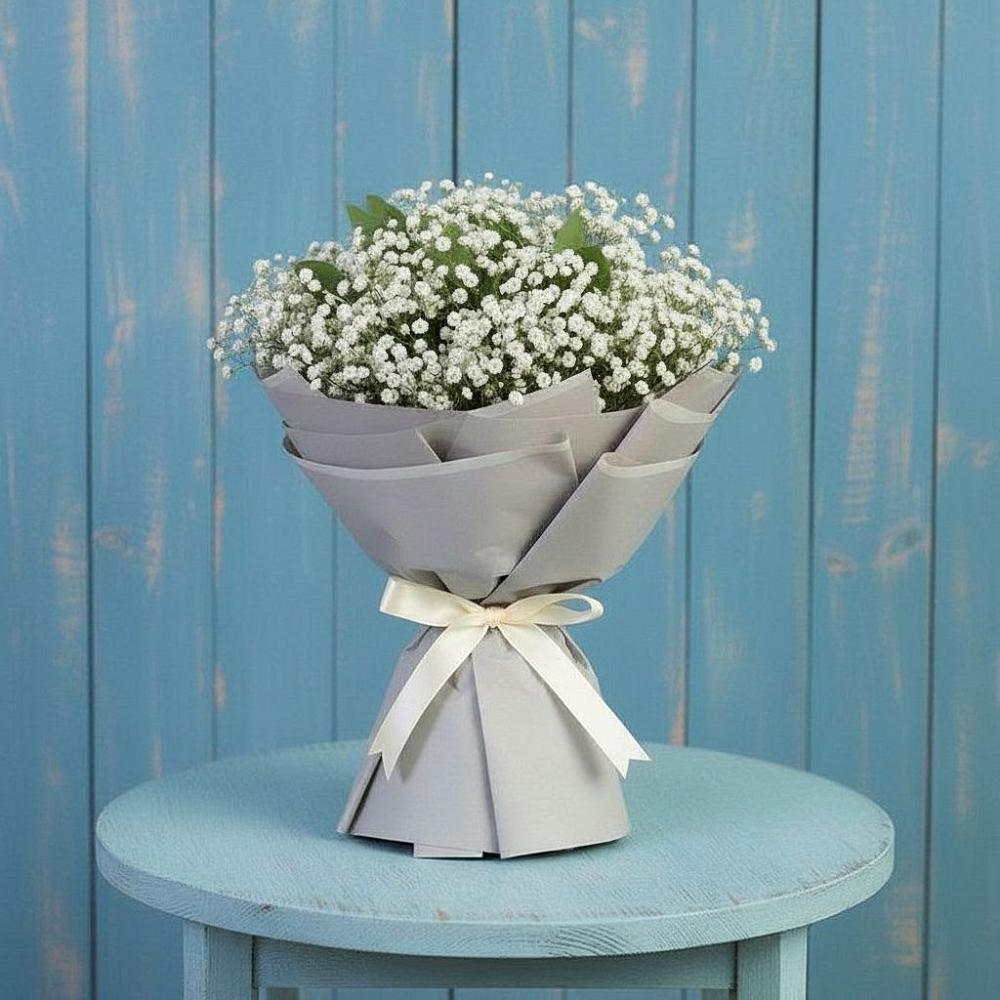 Букет цветов из: Гипсофила в Наушки