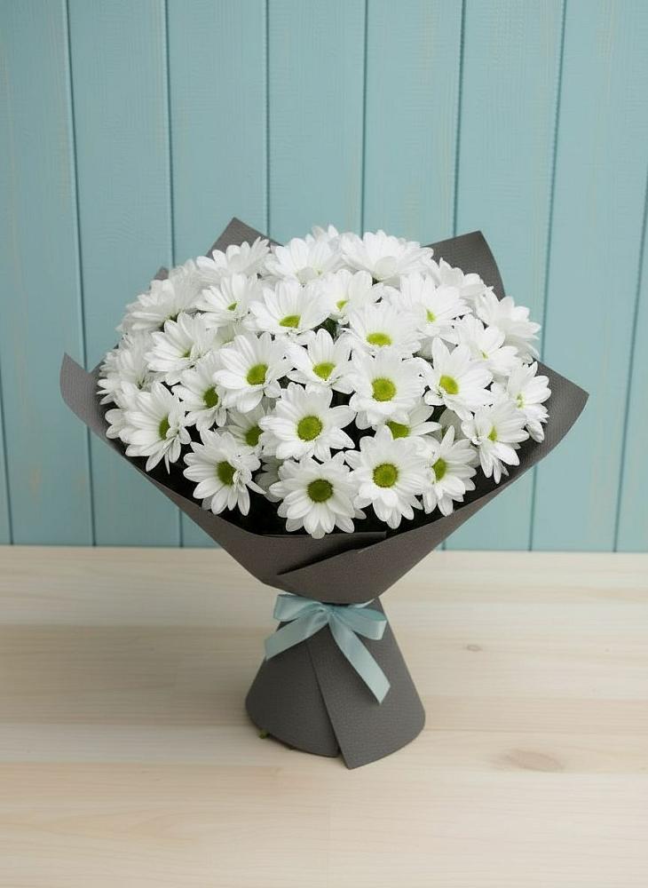 Букет цветов из: Хризантемы в Наушки