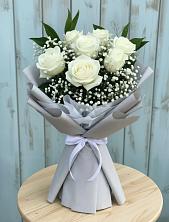 Букет цветов из:  Розы в Наушки