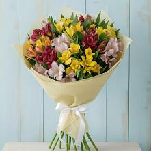 Букет цветов из:  Альстромерии в Наушки