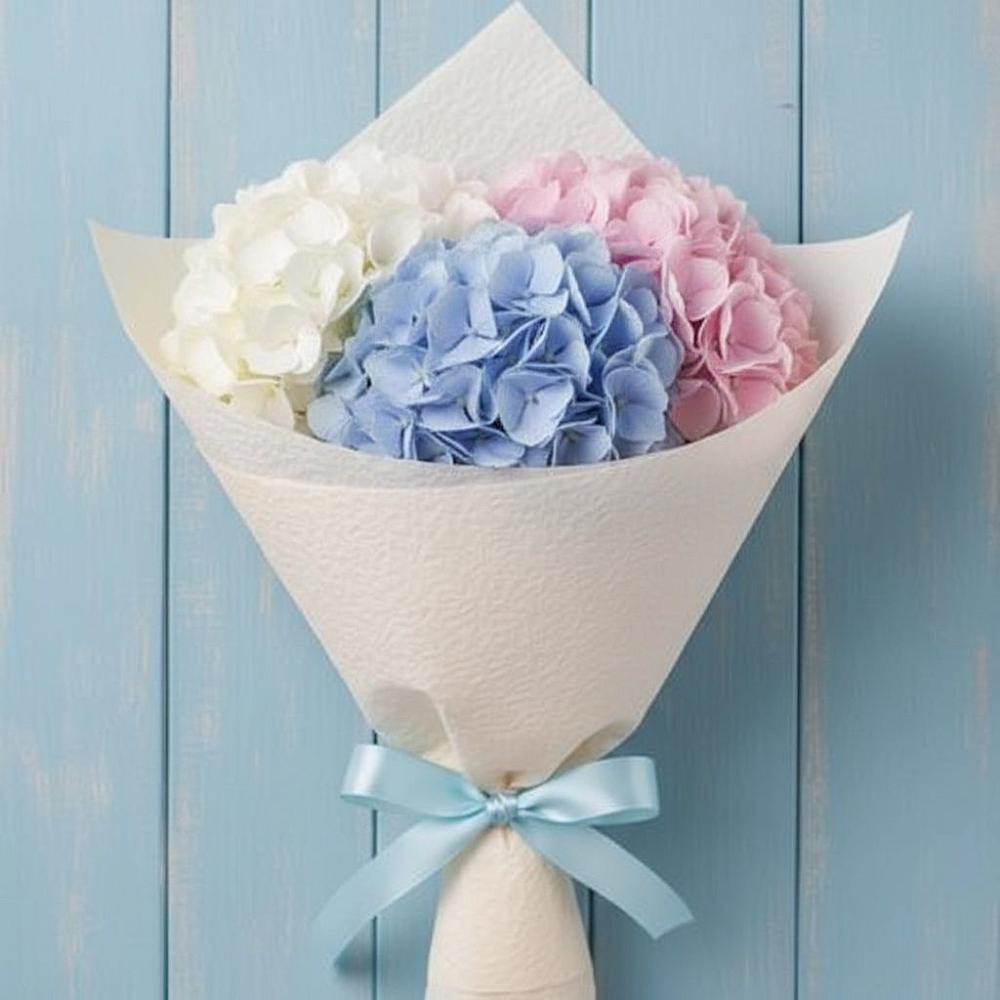 Букет цветов из: Гортензия в Наушки